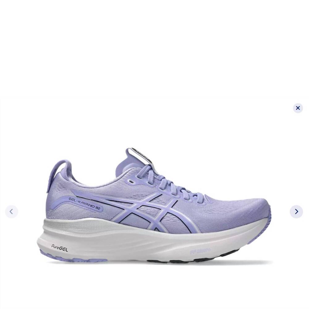 NEW ASICS women's gel-kayano 32 running shoes in bluebell/pure silver